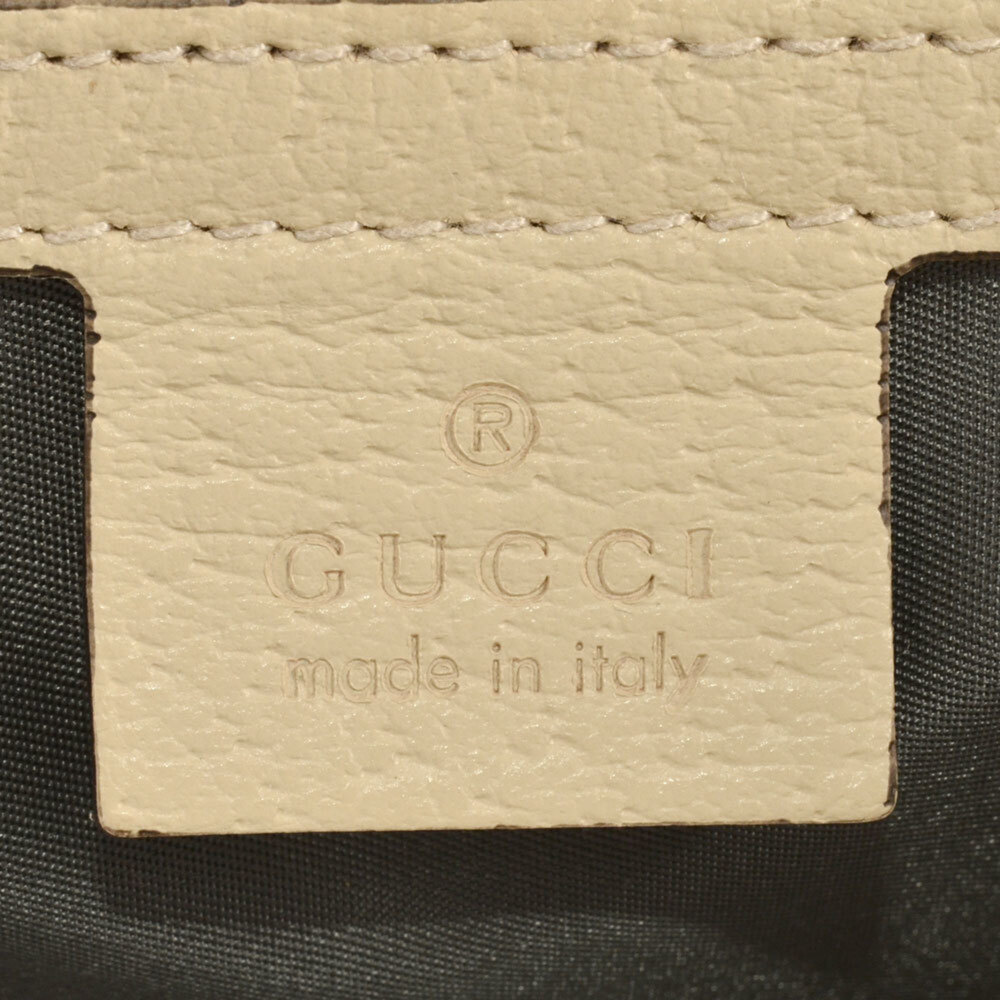 GUCCI Gray Leather Tote Bag - Picture 7 of 8